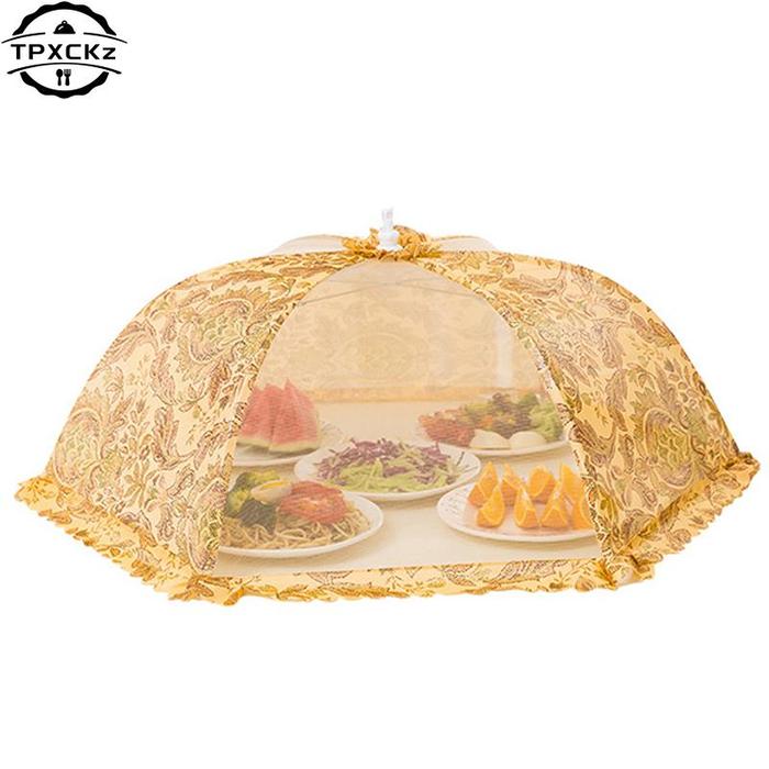 Foldable Table Food Cover Portable Umbrella Anti Fly Mosquito Kitchen