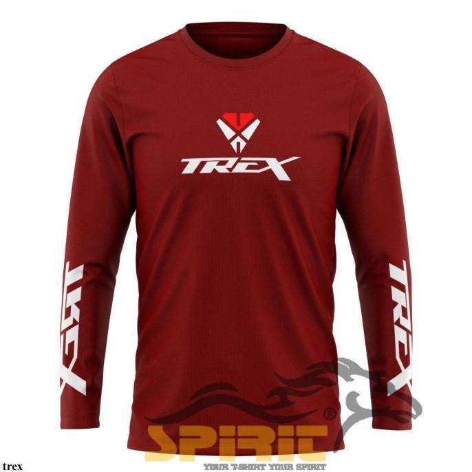(cooger) baju kaos sepeda pria trex mtb lipat gunung thrill gowes bsize jumb