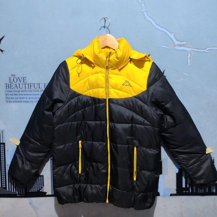 Jaket puffer outdor tebal KAPPA dacron minus