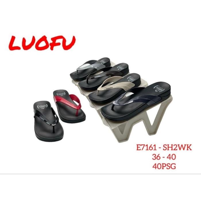 luofu E7161 & E  7161 SH/SH2WK  sandal jepit wanita empuk ringan