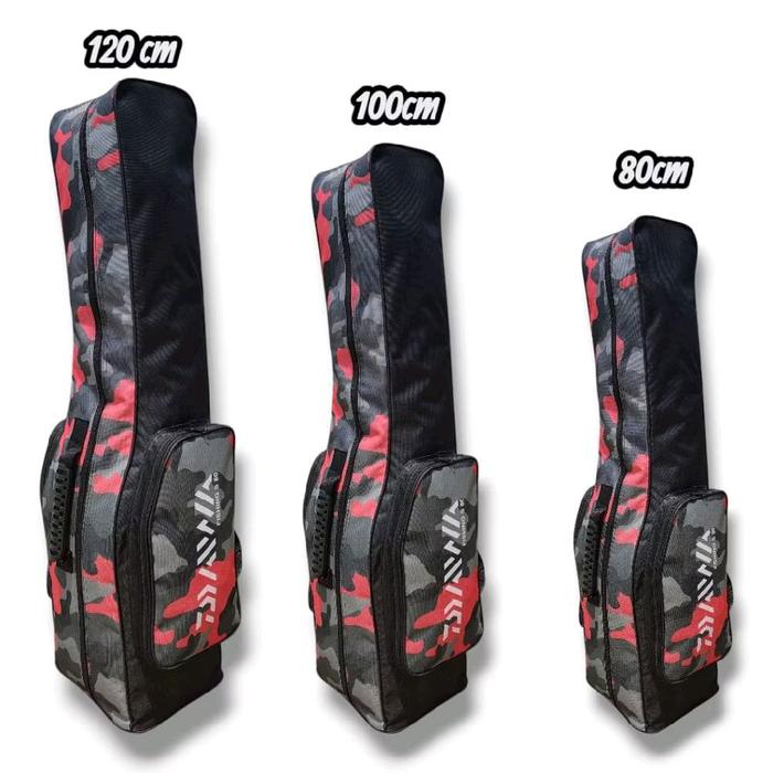 Tas Joran pancing Tegeg Jumbo Ransel Loreng Anti Air Muat 5/6 Set Joran Ukuran 80/100/120cm
