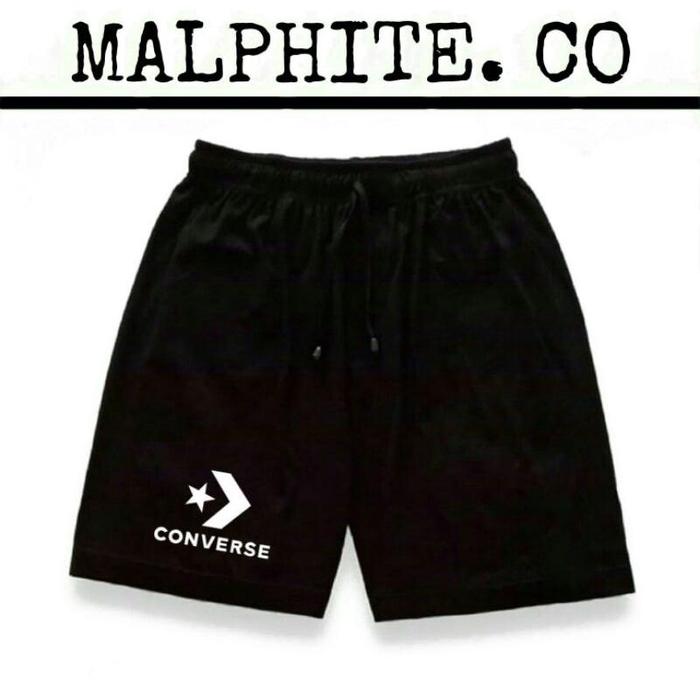 Celana Pendek Converse Boxer Motif Logo Gambar Lambang Tulisan All Star One Sport Outdoor Short Pant