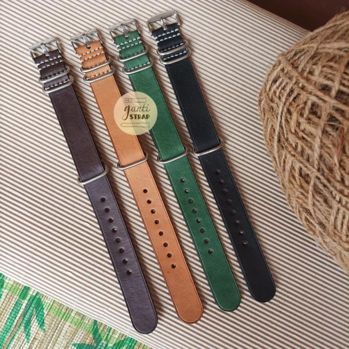 ZL-01 Tali Jam Zulu Leather Strap 16mm 18mm 20mm 22mm 24mm 26mm Custom