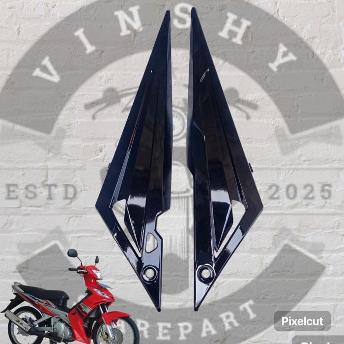BOX ACCU TUTUP AKI ATAU COVER SAMBUNGAN BODY KIRI KANAN YAMAHA JUPITER MX 135 LAMA OLD