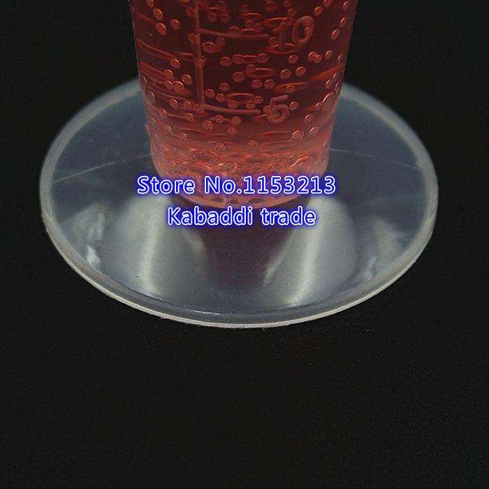 5 pcs/lot 50 mL Kapasitas Jelas Conica lulus plastik Gelas Ukur Gelas