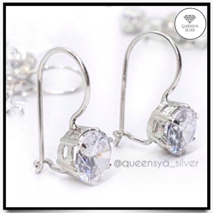 Anting perak asli - Toko perak asli - perak asli 925 bersetifikat - Anting Perak Desi silver 925