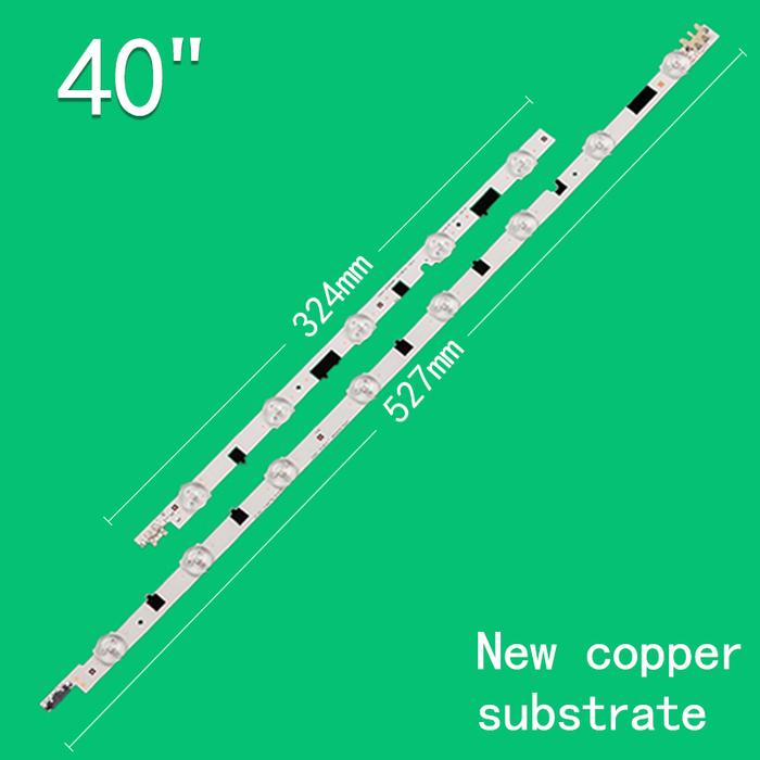 LED Backlight strip for 40F6400 40F152MS 40F456 40F6750TS 40F6N