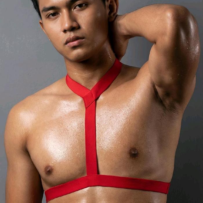 Harness Dada pria sambung leher