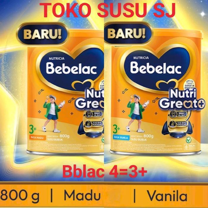 BEBELAC 4 3 + VANILA MADU 800 gram/800GR/3+/VANILLA