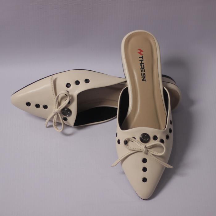 THREEN | Senia Series 3N-700 Sandal High Heels Wanita 5cm Sendal Platform Wanita Trendi flat vivaia