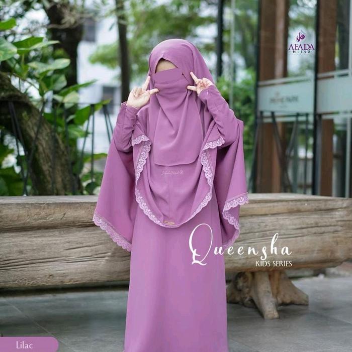 Queensha Kids Series Gamis Anak Muslim Wanita Syar'i by Afada Hijab