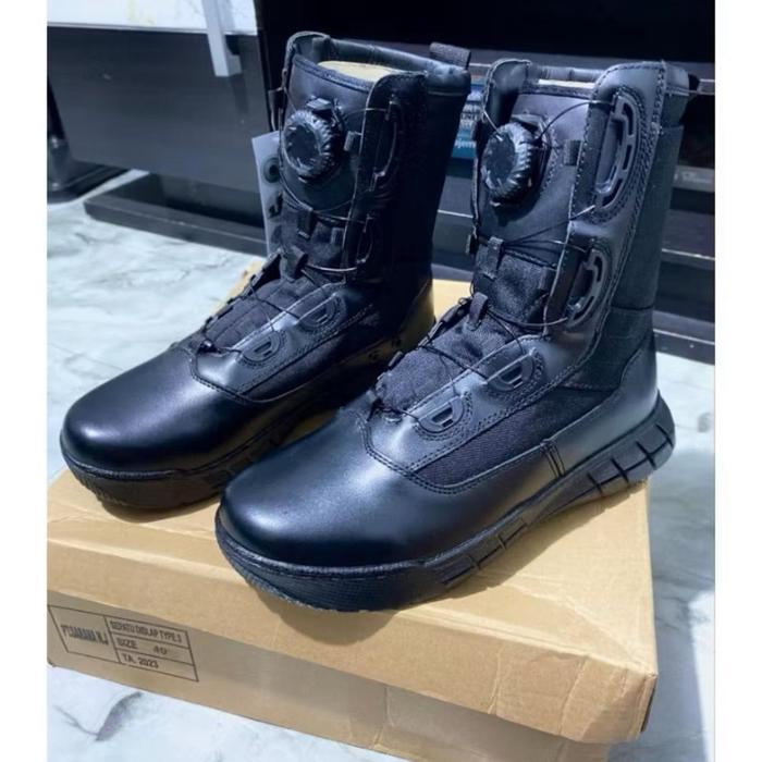 Sepatu PDL JATAH ASLI TNI AD  - Sepatu PDL Taliputar Kulit Asli - Sepatu Tapak Kuat & Bagus TNI AD A