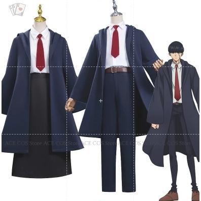 Jubah Cosplay Anime Mashle Jaket Hoodie House Adler Mash Burnedead Lemon Irvine Finn Ames Lance Crow