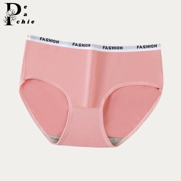 PEACHIE CD1194 Celana Dalam Wanita Sempak Katun Pita Fashion Underwear Dewasa - Pendek, Remaja Lembu