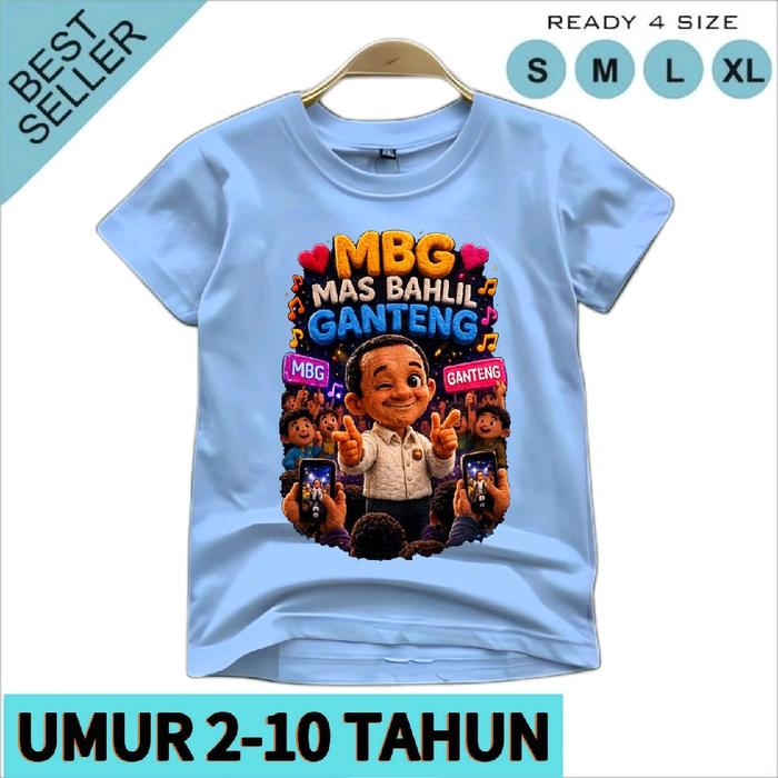 Kaos Anak MBG Mas Bahlil Ganteng Viral Cewek Cowok