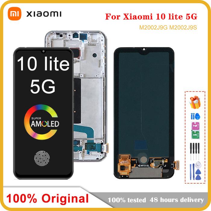 6.57" Mi 10 Lite LCD Original For Xiaomi Mi 10 Lite 5G LCD Display