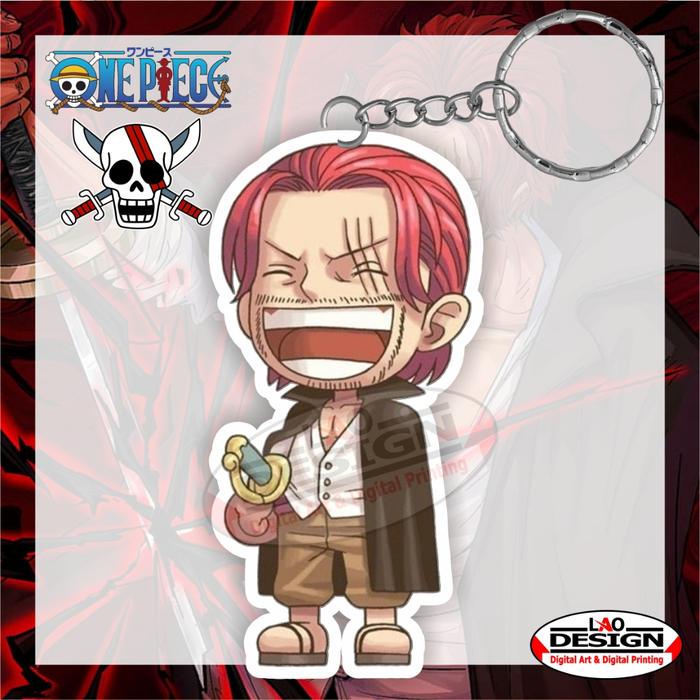 Gantungan Kunci Shanks - Gantungan Kunci One Piece - Akagami No Shanks - Gantungan Kunci Anime - Gan