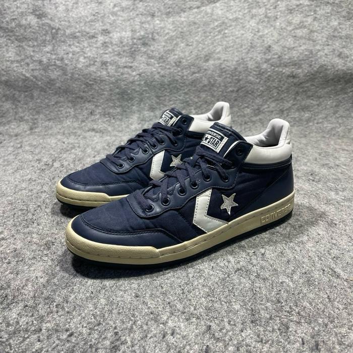Converse star player navy leather vintage style