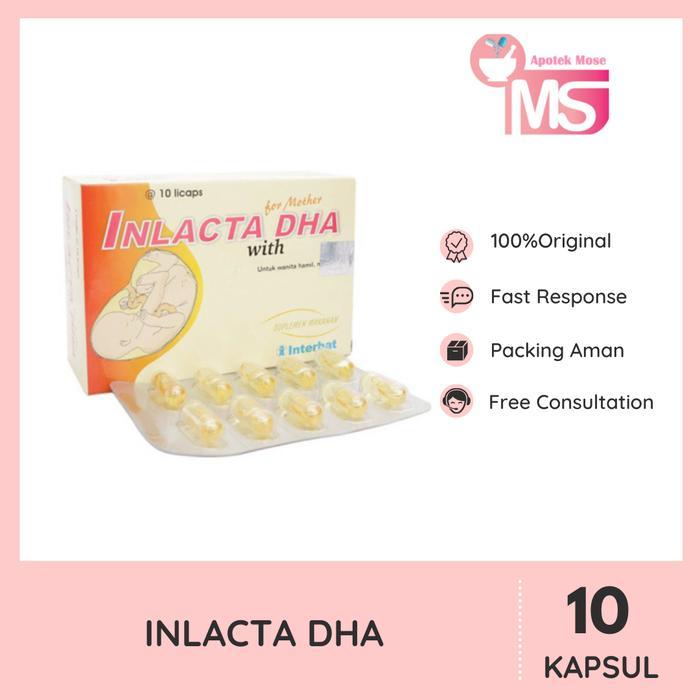 PROMO GUYS INLACTA DHA 10 KAPSUL-Vitamin & Suplemen Bersalin (947720) PREMIUM