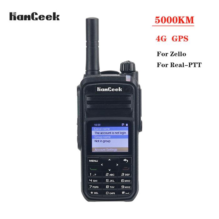 HamGeek Q168 4G POC Radio 5000KM GPS Walkie Talkie Wifi Bluetooth