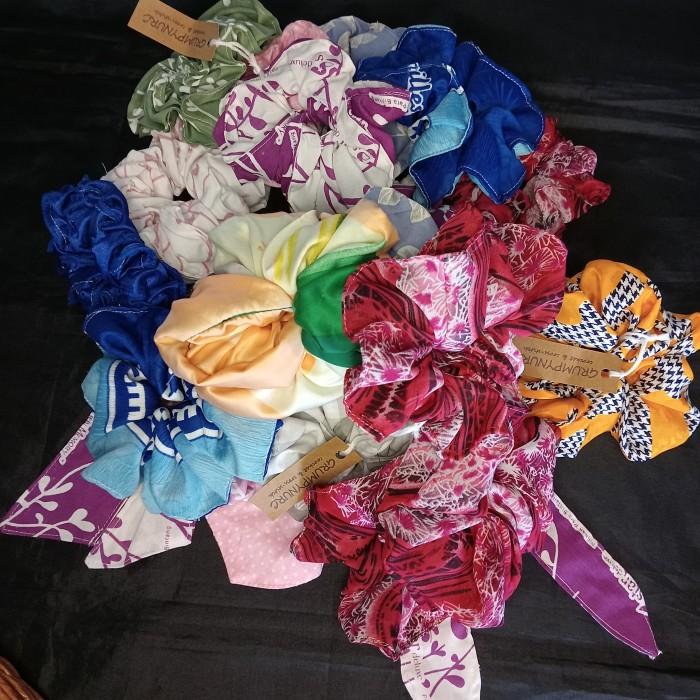 Grumpynurc, Crunchy Ikat Rambut Batik Dan Katun Best Seller