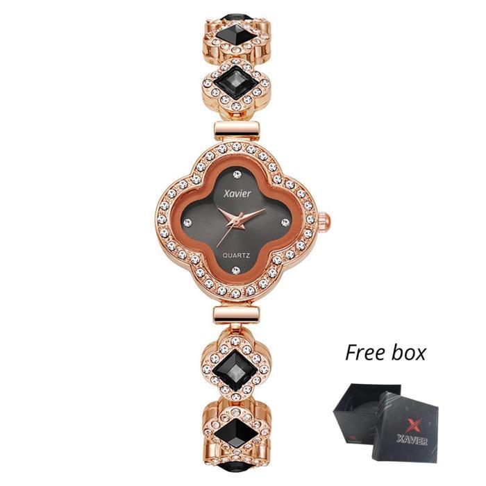 Jam Tangan Wanita Original Xavier Diamond Lv Termewah