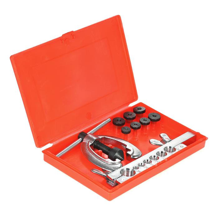 9pcs Tool Kit Double Pipe Flaring Tool Kit Set Tube Bender Pipe