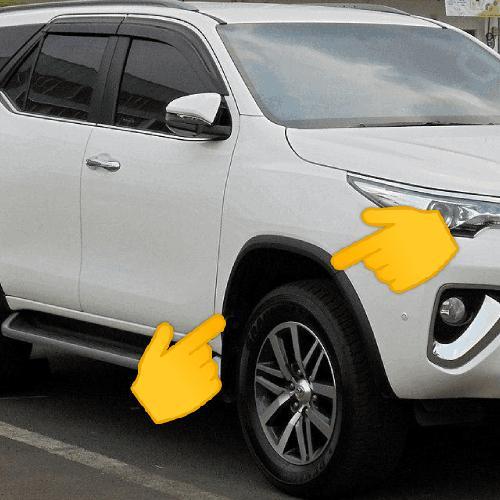 Over Fender/Spoiler Fender Depan Fortuner Vrz