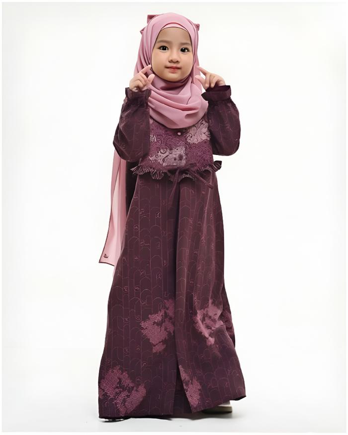 Rabbani Baju Gamis Anak - Dresscute Sarang Wisylla ORI Warna Putih