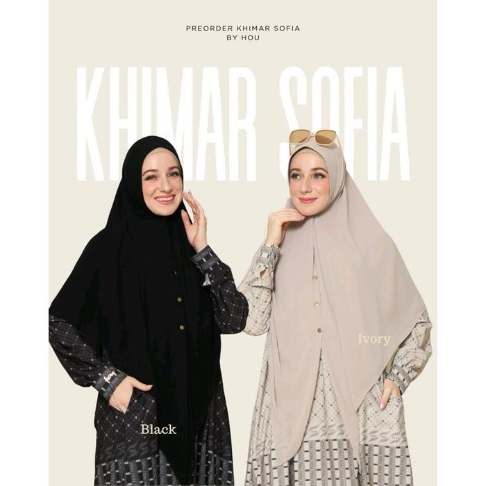 KHIMAR SOFIA BY HOUSE OF UGA // SCARF INSTANT PED HOUSE OF UGA