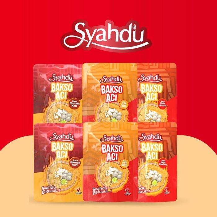Syahdu - Paket Bundling 6 Bakso Cilok Kuah