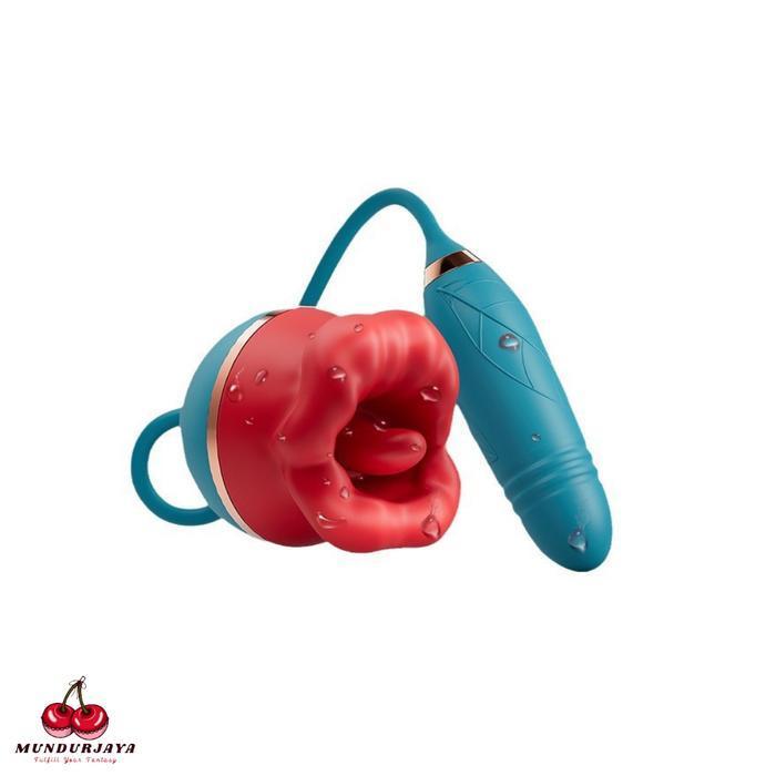 PRIVASI AMAN Lilo 5in1 Rose Toy Thrusting Vibrating | Alat Pijat Wanita Elektrik - Mainan wanita Dew