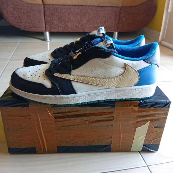 sepatu second nike aj travis Scott x fragment size 44,5