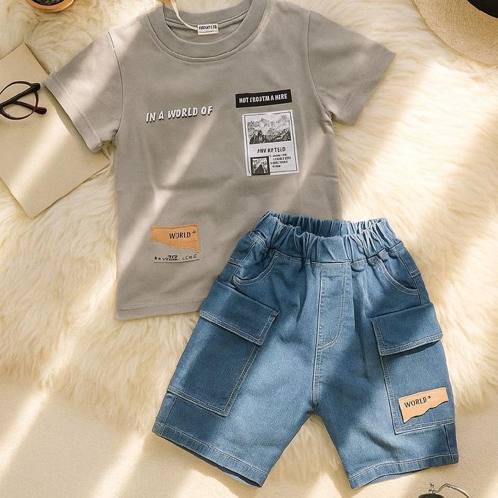 Setelan Anak Cowok Uson Import Bayi 0bln-3thn