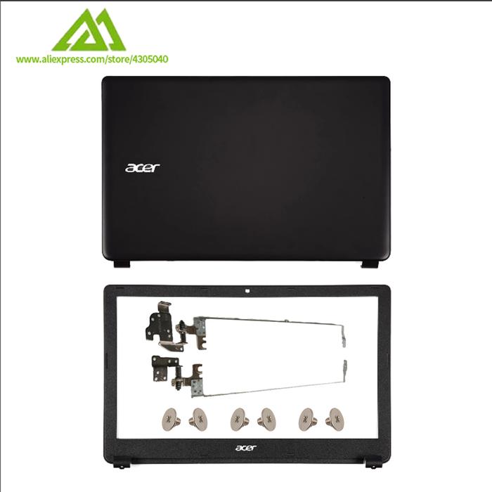 New Laptop Cover LCD Back Cover/LCD Front Bezel/Hinges For Acer