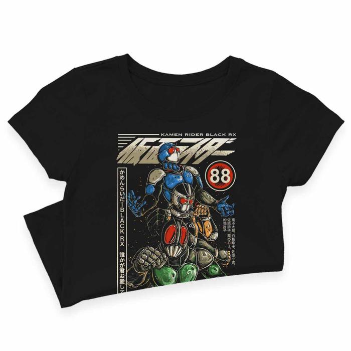Kaos Kamen Rider Hitam 100% Katun Kaos Anak Hdm W Ryuga Dekad Csm Neo Figure Shf Dx Ouja Viral Anak
