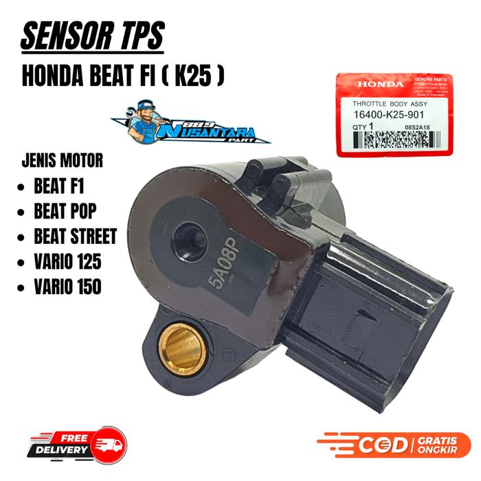 SENSOR TPS BEAT F1 / VARIO 110 F1 / BEAT POP / VARIO 125 150 / SENSOR TPS THROTTLE BODY BEAT F1