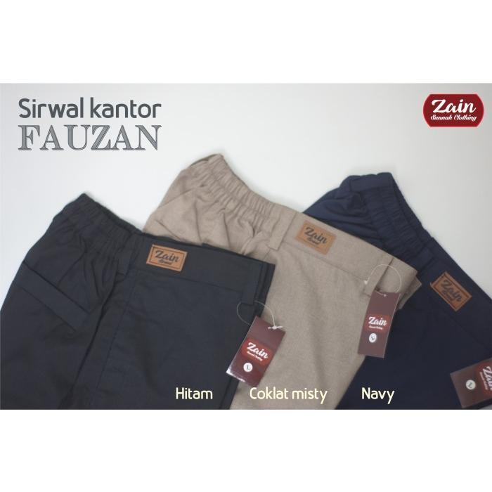 Celana Sirwal Fauzan M - XL Sirwal Formal Zain Sirwal Kantor Slim Zain