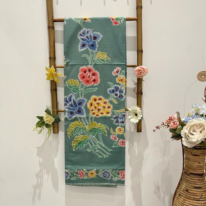 Rok Span Katun Encim Motif Bunga Batik By Olayan Official Store