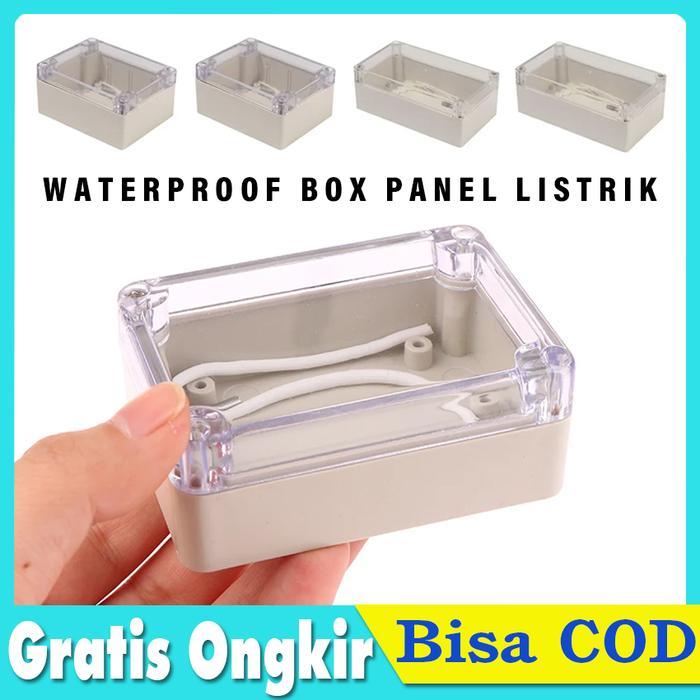 Box Panel Listrik Indoor Outdoor Wateroof Kotak Panel Transparan *