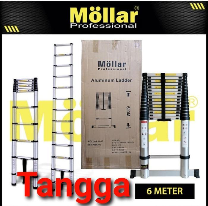 Tangga Teleskopik 6 m Telescopic Extension Ladder MOLAR dalton denko