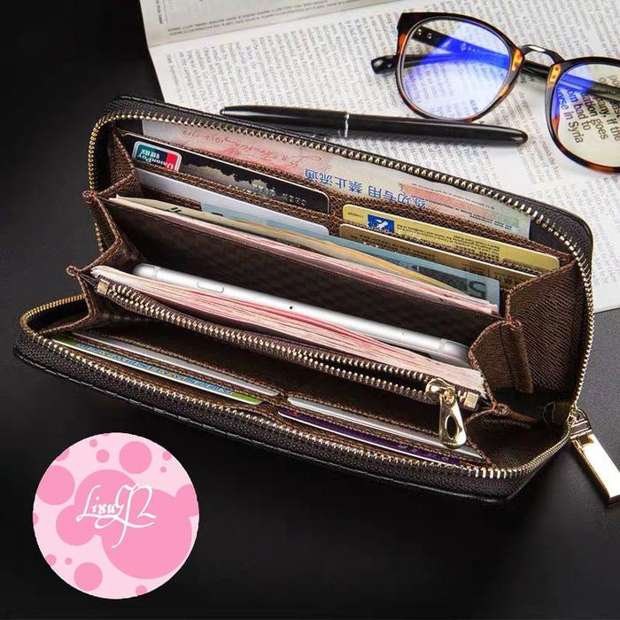 dompet cowo - dompet baellerry panjang - dompet kulit pria - dompet baellerry original kulit motif