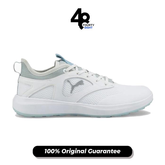 Sepatu Golf Wanita Puma Ignite Malibu White Silver Lucite (376158-01) Original