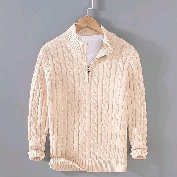 OLD MONEY /KNIT/ HALF ZIP