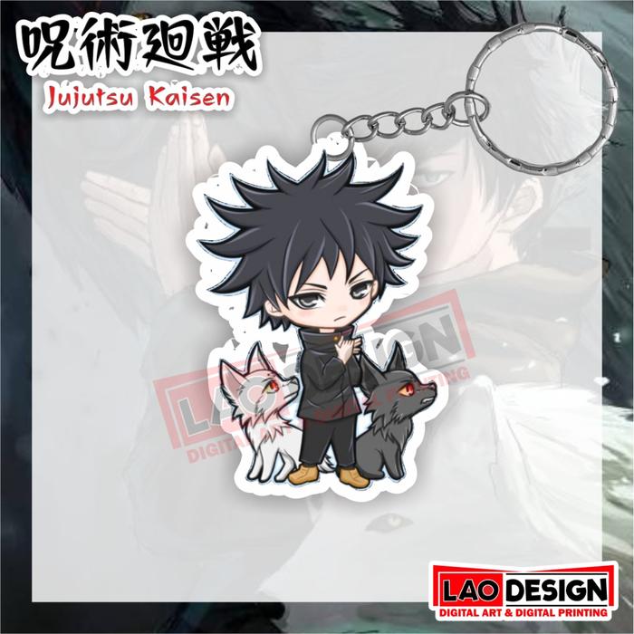 Gantungan Kunci  Megumi Fushiguro Jujutsu Kaisen - Ganci Jujutsu Kaisen - Jujutsu Kaisen - Gantungan