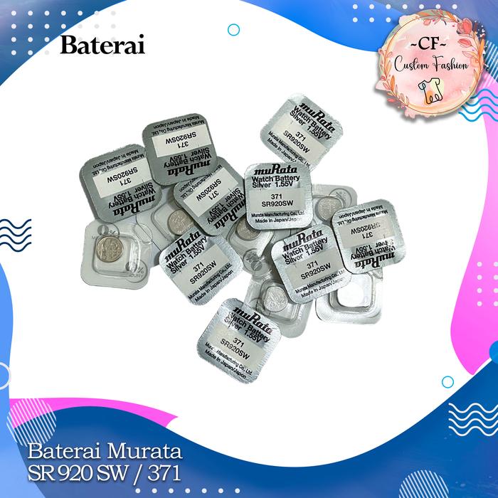 Baterai MURATA Batre Battery SR920SW 371 SR 920 SW Battery Batre LR920 920 SR920 920SW