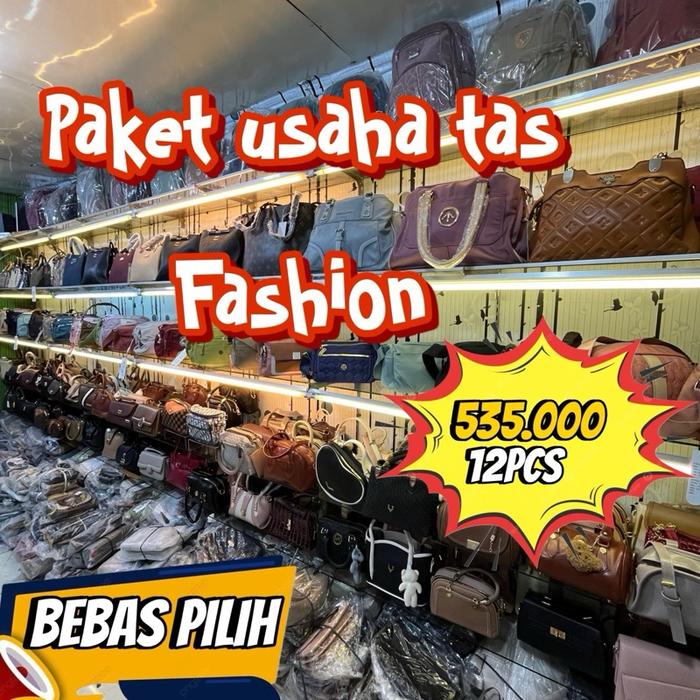 Paket usaha tas fashion 12pcs bebas pilih- tas fashion - paket usaha - paket usaha tas - paket usaha