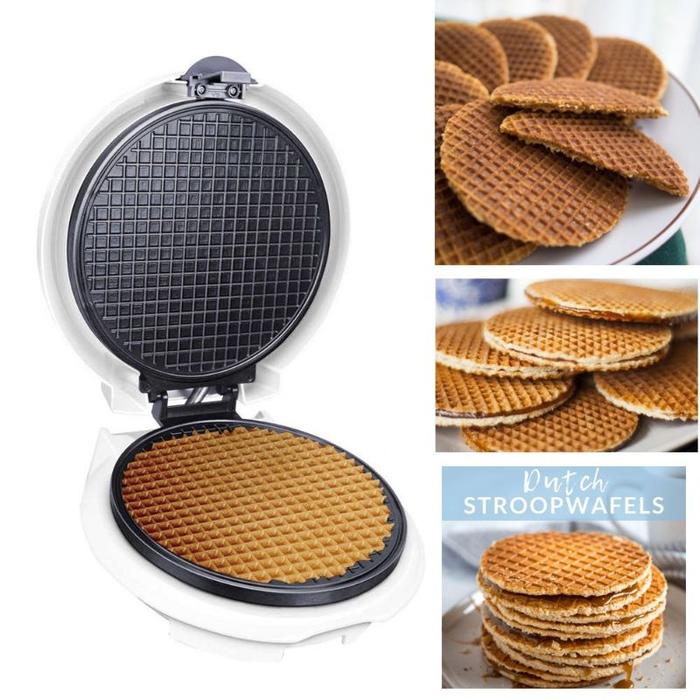 SONIFER Dutch Waffle Maker Alat Pembuat Stroopwafels / Es Cone / Semprong SF-6034