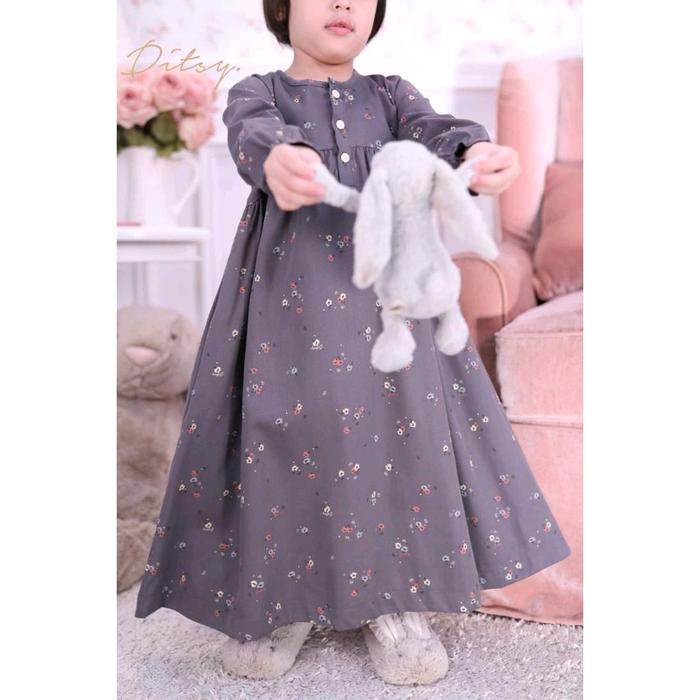 Gamis Ditsy Anak size 1-7 Little Ditsy Nightgown Edisi Terbaru Mei 2024