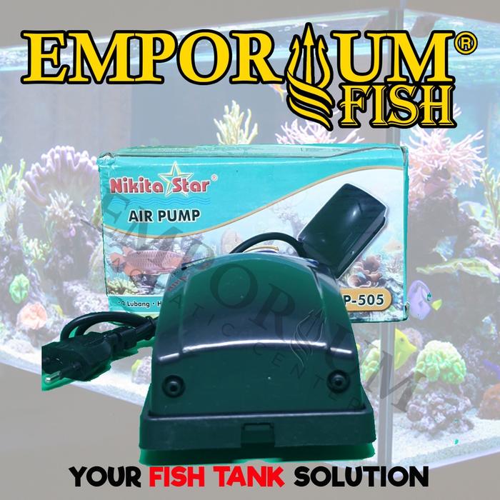 AIR PUMP AERATOR 2 LUBANG NIKITA STAR AP 505 / MESIN AERATOR AP505